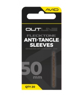 AVID CARP OUTLINE FLECTONE ANTI-TANGLE SLEEVES 50MM