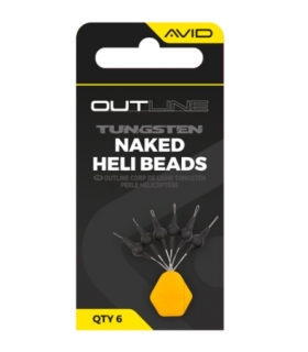 AVID CARP OUTLINE TUNGSTEN NAKED HELI BEAD