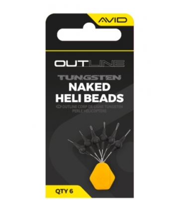 AVID CARP OUTLINE TUNGSTEN NAKED HELI BEAD