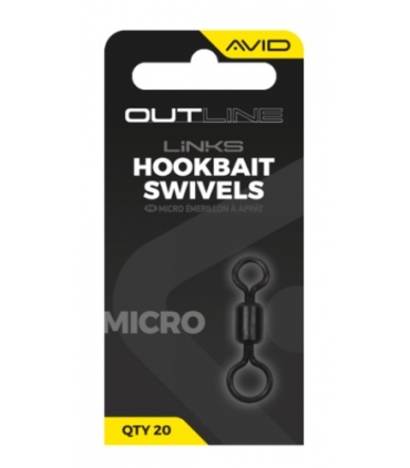 AVID CARP OUTLINE MICRO HOOKBAIT SWIVEL Nº17