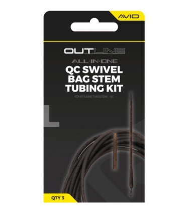 AVID CARP OUTLINE BAG STEM TUNGSTEN TUBING KIT QC