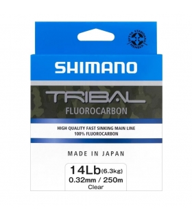 SHIMANO TRIBAL CARP FLUORO 250 MT 0.32MM 6.3KG CLEAR