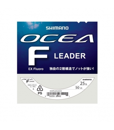 SHIMANO OCEA EX FLUORO LEADER 50MT 0.406MM 25LB CLEAR