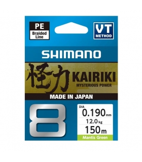 SHIMANO KAIRIKI X8 0.19MM 12KG 150M MANTIS GREEN