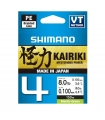 SHIMANO KAIRIKI X4 0.10MM 8LB 6.8KG 150M MANTIS GREEN