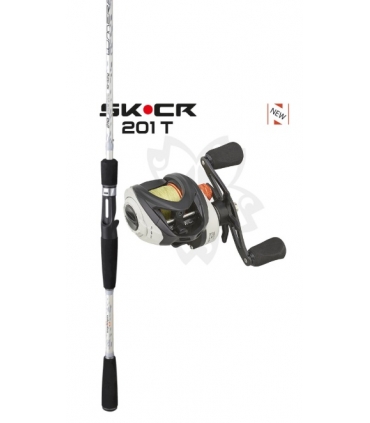SAKURA COMBO CAÑA LUMERA CASTING 7'0"H FAST 10-42GR + CARRETE SK-CR CASTING 7.1:1 + TRENZADO 4X 100MT