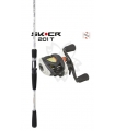 SAKURA COMBO CAÑA LUMERA CASTING 7'0"H FAST 10-42GR + CARRETE SK-CR CASTING 7.1:1 + TRENZADO 4X 100MT