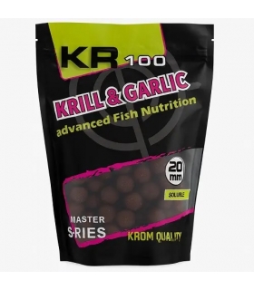 KROM QUALITY KR100 BOILIES SOLUBLES KRILL & GARLIC 20MM 800GR