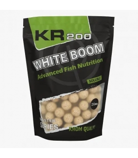 KROM QUALITY KR200 BOILIES SOLUBLES WHITE BOOM 20MM 800GR
