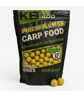 KROM QUALITY KR400 BOILIES SOLUBLES PINEAPPLE MAX 20MM 800GR