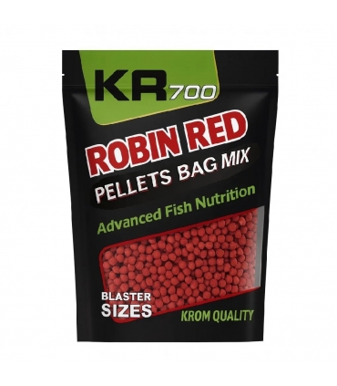 KROM QUALITY KR400 POWER PELLETS ROBIN RED 8MM 800GR