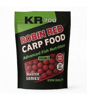 KROM QUALITY KR700 BOILIES SOLUBLES ROBIN RED 20MM 800GR