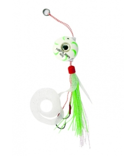 NOMURA BOTTOM DWELLER JIG WHITE GREEN 250GR