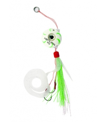 NOMURA BOTTOM DWELLER JIG WHITE GREEN 250GR