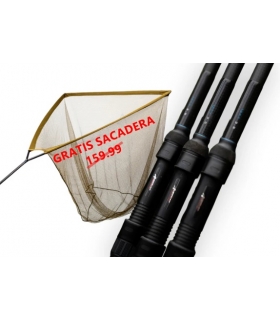 3 CAÑAS NASH AIR FORCE F20 12FT 3.5LB + REGALO SACADERA AIR FORCE F20