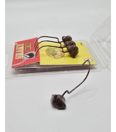 AGR BAITS SHAKY HEAD 3/8 OZ BROWN