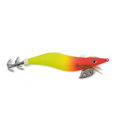 LINEAEFFE RED HEAD SQUID JIG 105MM SUNSHINE 3.5