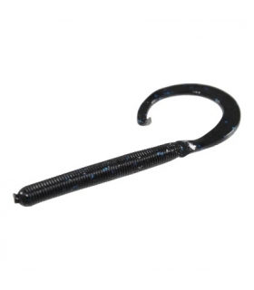 ZOOM CURLY TAIL WORM BLACK BLUE