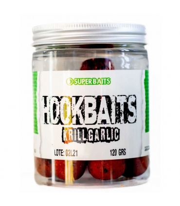 SUPERBAITS HOOKBAITS 20MM 120GR KRILL & GARLIC