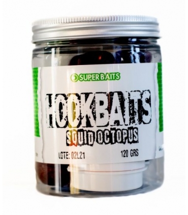 SUPERBAITS HOOKBAITS 20MM 120GR SQUID & OCTOPUS