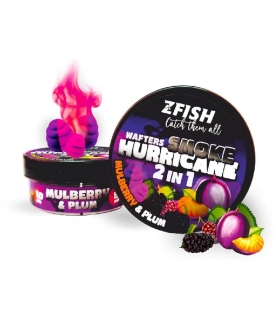 ZFISH SMOKE HURRICANE WAFTERS 2 IN 1 8/10MM MULBERRY-PLUM