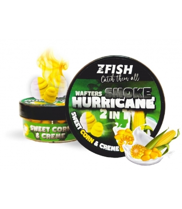 ZFISH SMOKE HURRICANE WAFTERS 8/10MM SWEET CORN-CREME