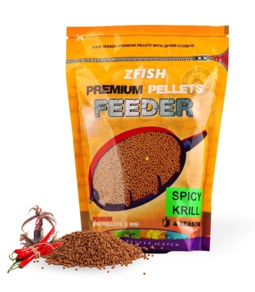 ZFISH MICRO PELLETS 2MM 700GR SPICY KRILL