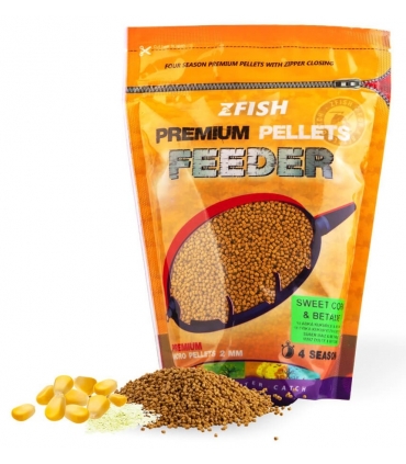 ZFISH MICRO PELLETS 2MM 700GR SWEET CORN & BETAINE