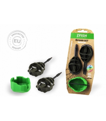 ZFISH METHOD FEEDER SPIDER SET FEEDA L 70,80GR + MOLDE