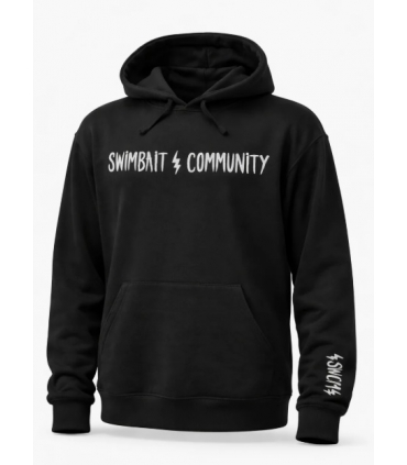 SUDADERA SWIMBAIT COMMUNITY BLACK