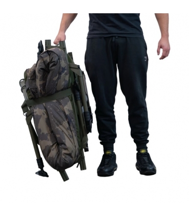 BED CHAIR SOLAR TACKLE WORDLWIDE SLEEP SYSTEM WIDE 8 LEG