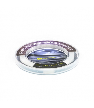 RIDGEMONKEY FLUOROCAST SNAG LEADER 30LB 0.50MM 100MT CLEAR