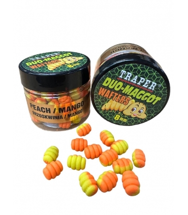 TRAPER DUO-MAGGOT WAFTERS 8MM PEACH MANGO