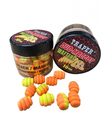 TRAPER DUO-MAGGOT WAFTERS 10MM PEACH MANGO