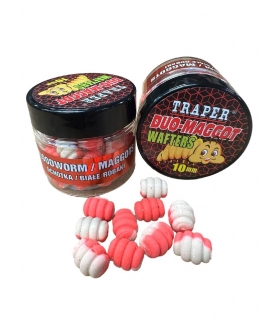 TRAPER DUO-MAGGOT WAFTERS 10MM BLOODWORM/MAGGOTS