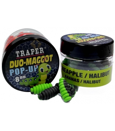 TRAPER DUO-MAGGOT POP-UP 8MM PINEAPPLE/HALIBUT