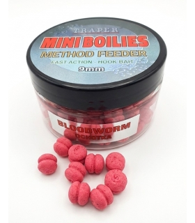 TRAPER MINI BOILIES METHOD FEEDER 9MM BLOODWORM