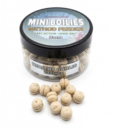 TRAPER MINI BOILIES METHOD FEEDER 9MM GARLIC