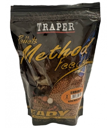 TRAPER PELLETS METHOD FEEDER READY 2MM 500GR SHRIMP