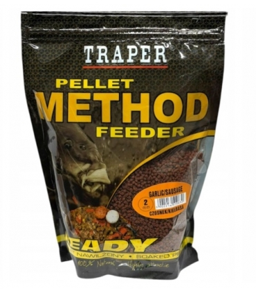 TRAPER PELLETS METHOD FEEDER READY 2MM 500GR GARLIC