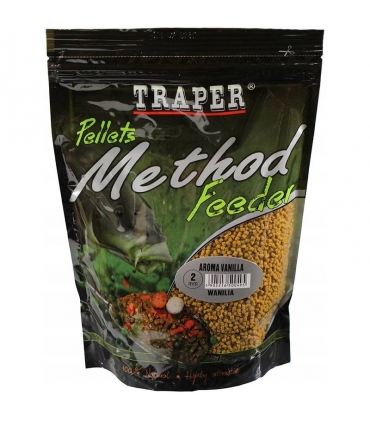 TRAPER PELLETS METHOD FEEDER 2MM 500GR VAINILLA