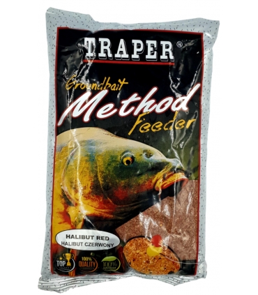 TRAPER GROUNDBAIT FEDEER 750GR HALIBUT RED