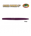 AGR BAITS STILL WORM 5" PLUM