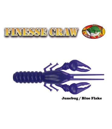 AGR BAITS FINESSE CRAW JUNEBUG BLUE FLAKE