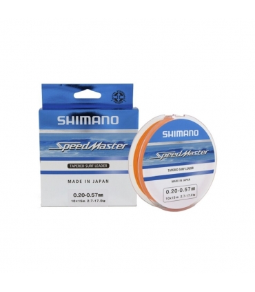 SHIMANO LINE SPEEDMASTER SURF TAPER LD 10X15MT 0.18-050MM ORANGE