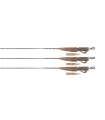 FOX EDGES CAMO SUBMERGE LEAD CLIP LEADERS 30LB 3PC