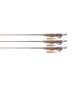 FOX EDGES CAMO 50LB LEADCORE LEAD CLIP LEADERS 3PCS