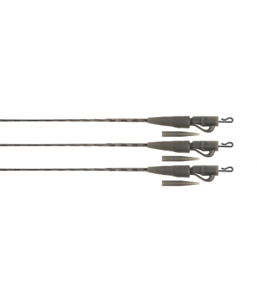 FOX EDGES NATURALS SUBMERGE LEAD CLIP LEADERS 40LB 3PCS
