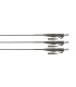 FOX EDGES NATURALS 50LB LEADCORE LEAD CLIP LEADERS 3PCS