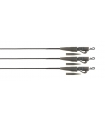 FOX EDGES NATURALS 50LB LEADCORE LEAD CLIP LEADERS 3PCS